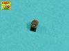 Aber 16202 German Accessories for Horn, Notek, Front, Tail Convoy Lights 1/16
